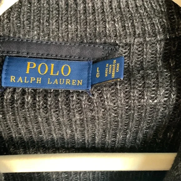 Polo Ralph Lauren Williamsburg Shawl knit sweater - Picture 2 of 5